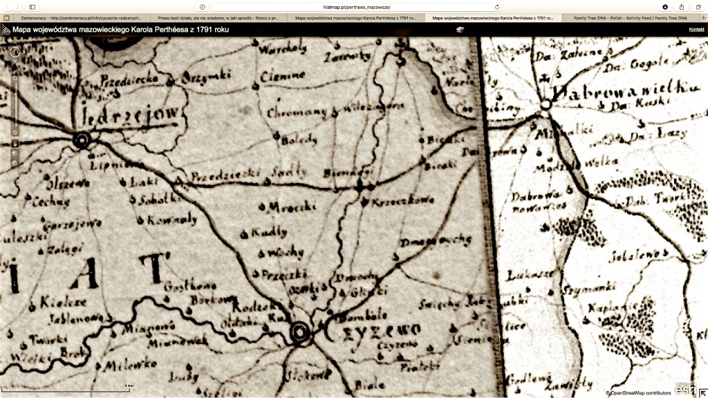 Mapa województwa mazowieckiego Karola Pertheesa z 1791 roku, Mapa Karola Pertheesa