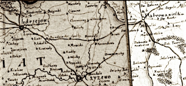 Mapa Karola Pertheesa z 1791 roku